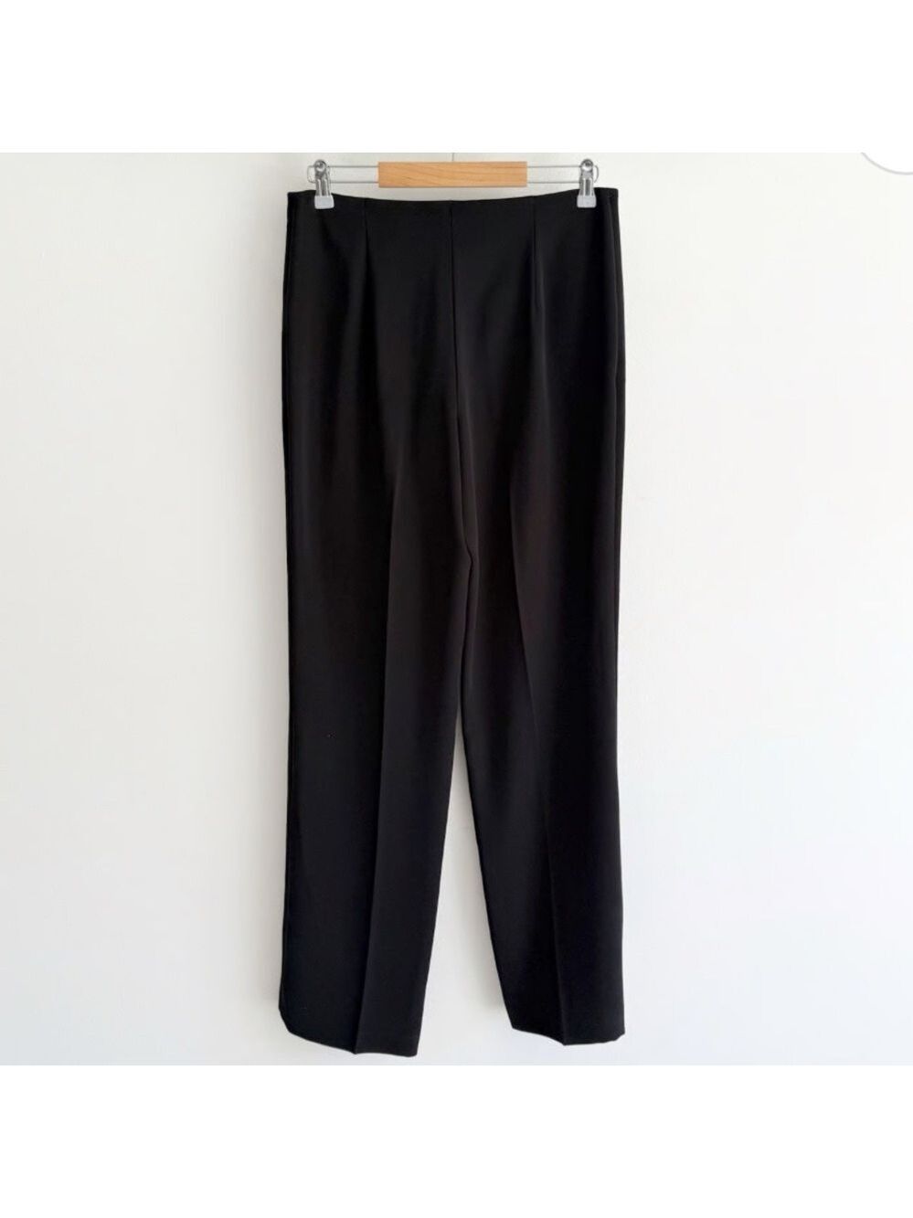 Joseph Ribkoff High Waisted Front Zip Black Dress Pants Straight Leg, size 10